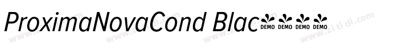ProximaNovaCond Blac字体转换